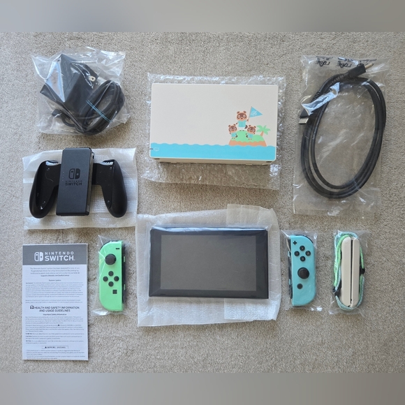 Nintendo Switch - Animal Crossing Limited Edition Handheld Game Console - Picture 3 of 12